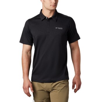 Columbia Polo Heren, Irico Knit Zwart, 04THSGAFW